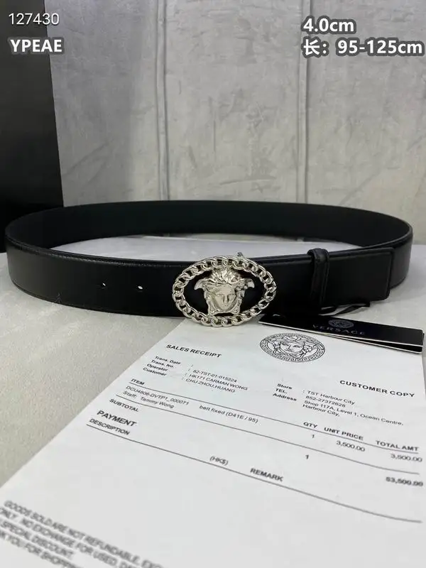 Versace belt 40mmX95-125cm 8L88